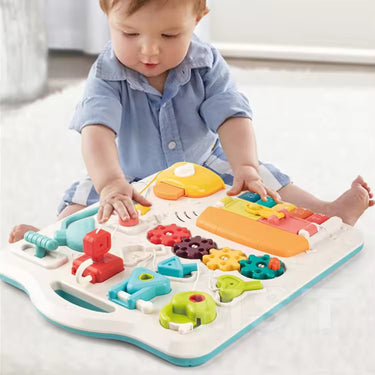 BUSY BOARD ACTIVITY TABLE WITH LIGHTS AND MELODIES